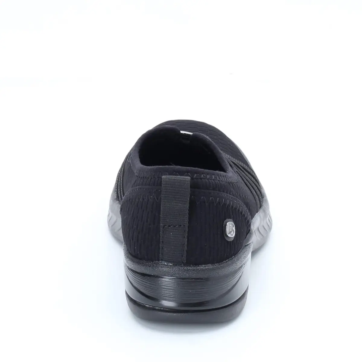 BZees Niche Skimmers Ballet Flat, Black Mesh, US 8.5 Wide | Lightweight Comfort for Women - view 7