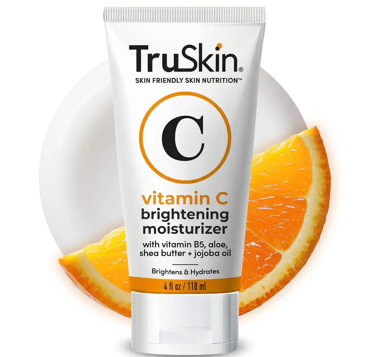 TruSkin Vitamin C Face Cream - Brightening Daily Moisturizer 118ml (4 fl oz) | Hydrates, Brightens, and Smooths for Radiant Skin - main product image