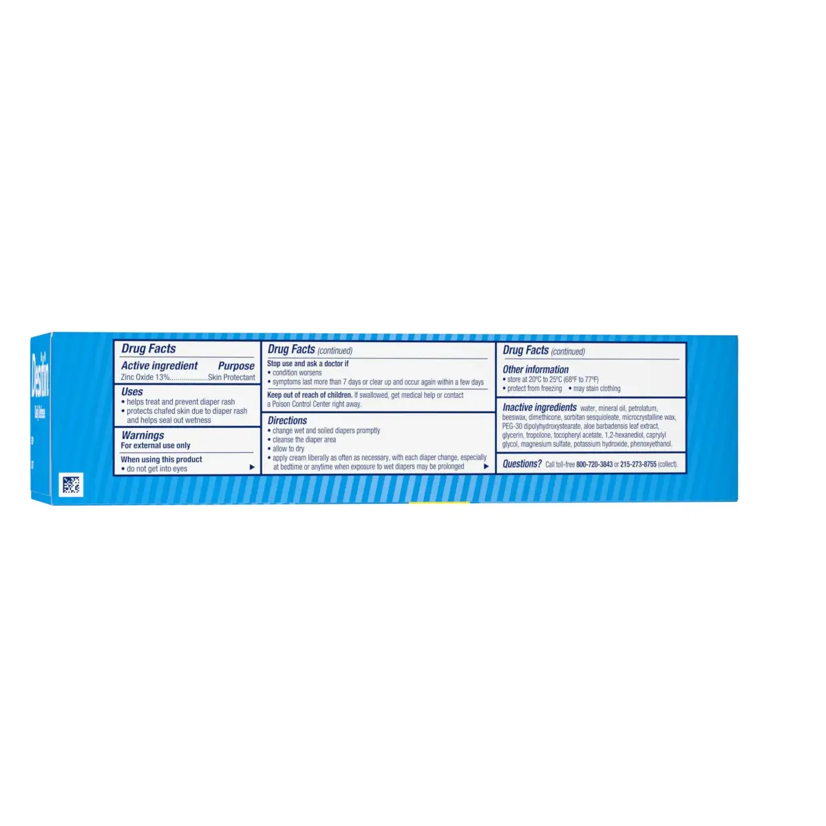 Desitin Daily Defense Diaper Rash Cream with Zinc Oxide 121.7 ml (4.8 oz) | Hypoallergenic Skin Protectant - view 9