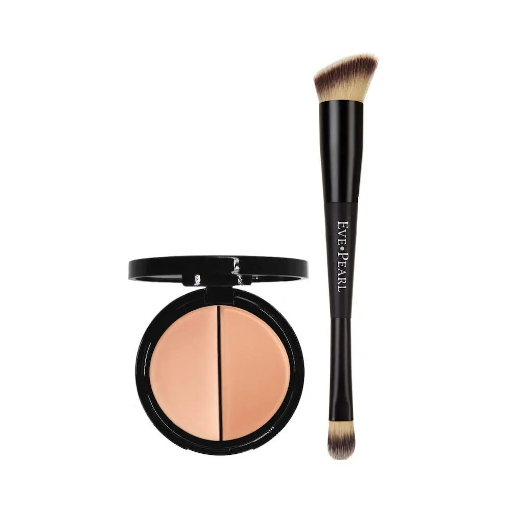 EVE PEARL Dual Salmon Concealer & 202 Blender Brush Set | Full Coverage, Matte Finish, Long-Lasting (70-120 chars) - main product image