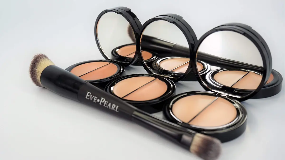 EVE PEARL Dual Salmon Concealer & 202 Blender Brush Set | Full Coverage, Matte Finish, Long-Lasting (70-120 chars) - view 11