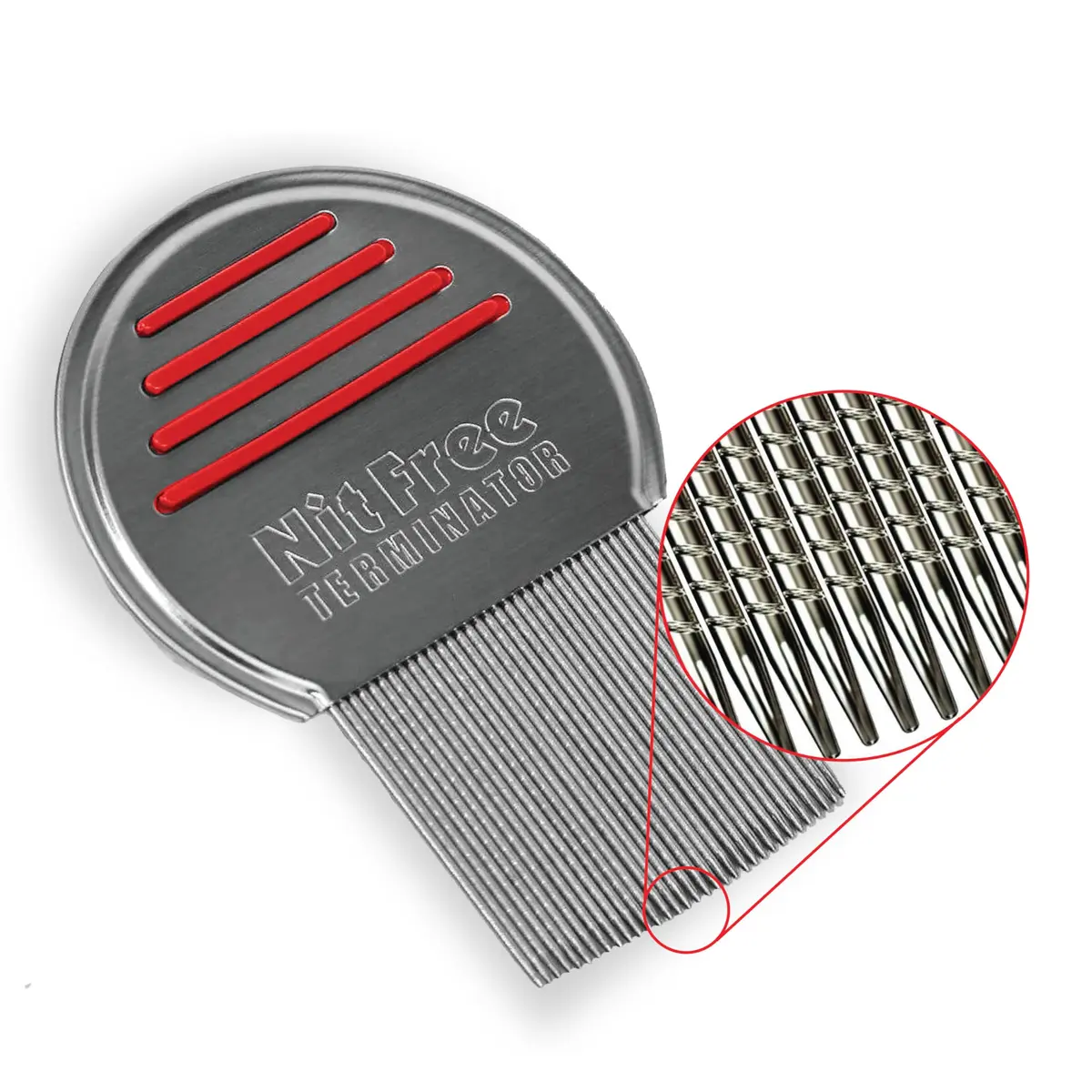 Nit Free Terminator Head Lice Comb - (Color May Vary) Pack of 100 | Gentle, Sterilizable & Kid-Friendly - main product image
