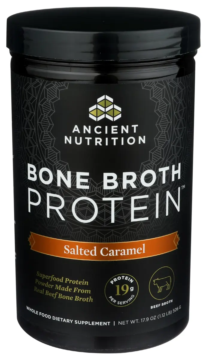 Ancient Nutrition Salted Caramel Bone Broth Protein Powder - 20 Servings - view 4
