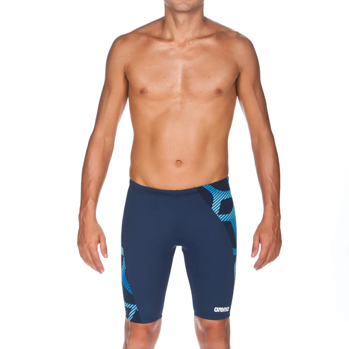 ARENA Men's Previous Season Team Color Print Jammer 22 | MaxLife Chlorine Resistant Fabric - main product image