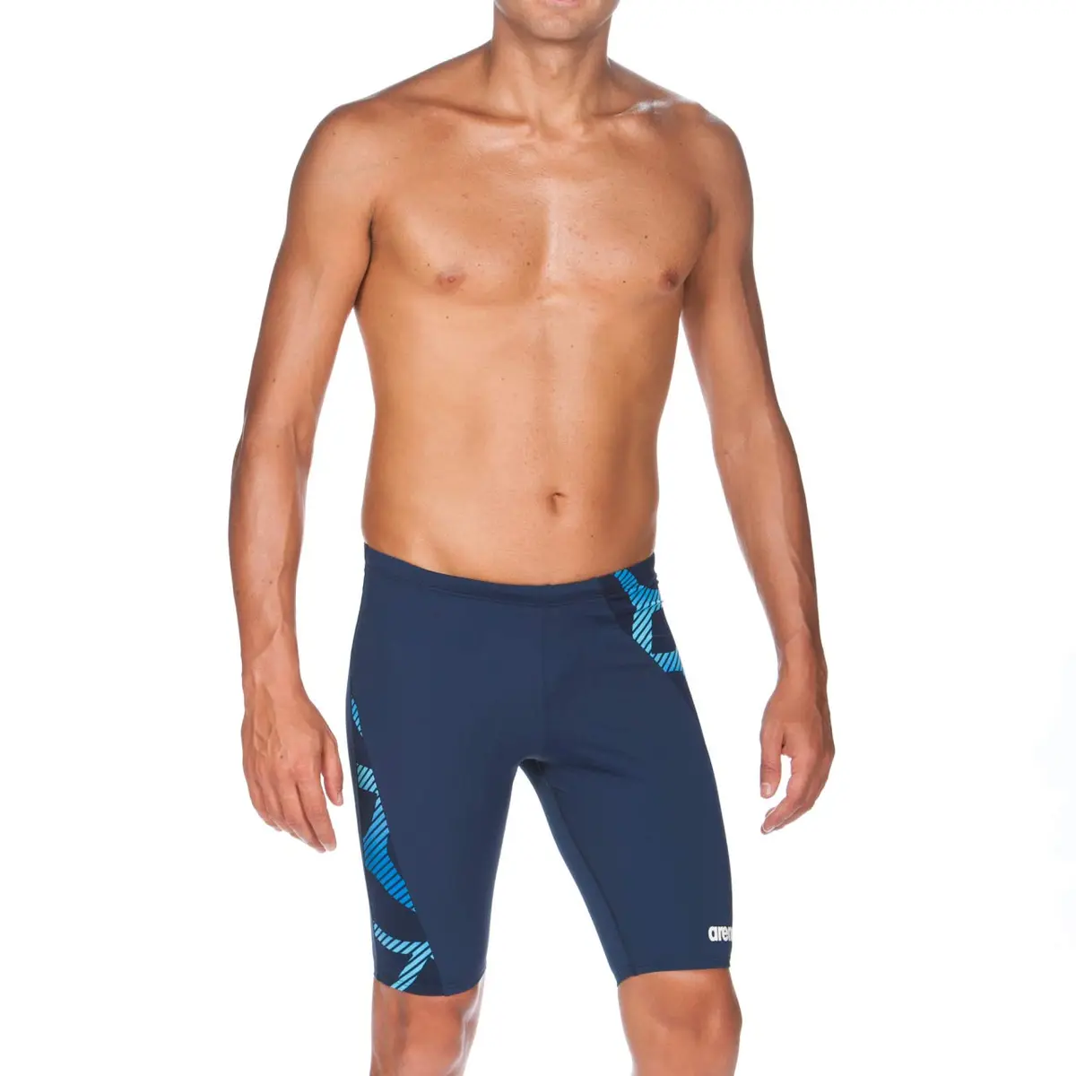 ARENA Men's Previous Season Team Color Print Jammer 22 | MaxLife Chlorine Resistant Fabric - view 3