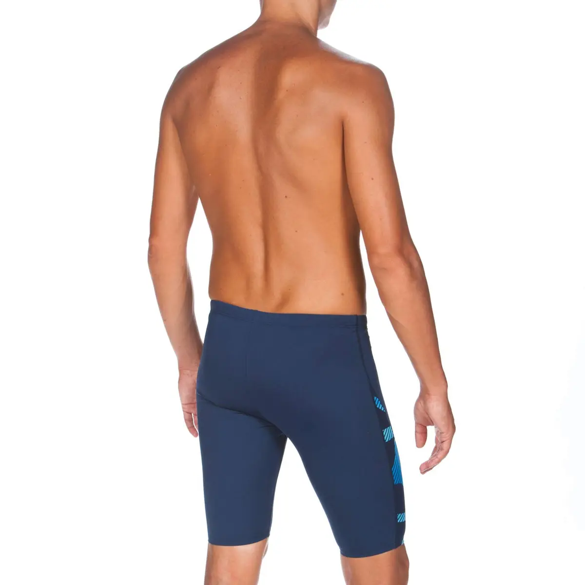 ARENA Men's Previous Season Team Color Print Jammer 22 | MaxLife Chlorine Resistant Fabric - view 4