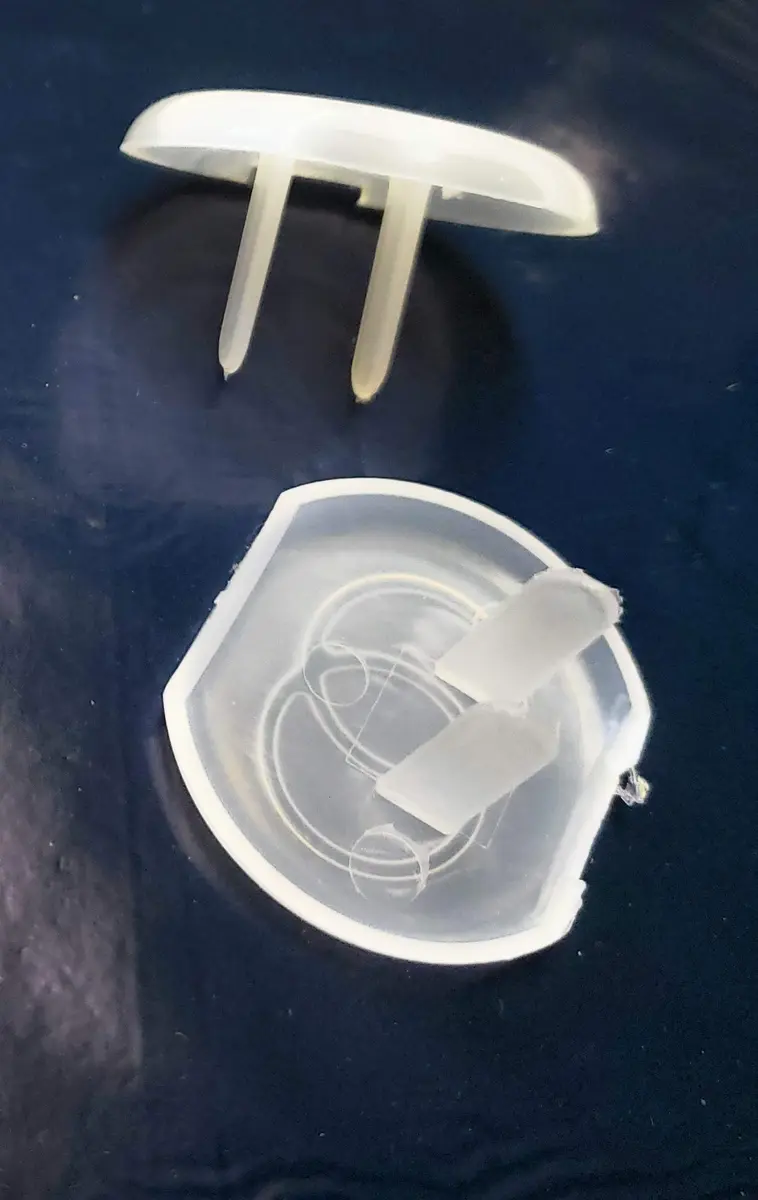 Angel of Mine Outlet Plugs 12 Pack | Clear Plastic Safety Covers - view 3
