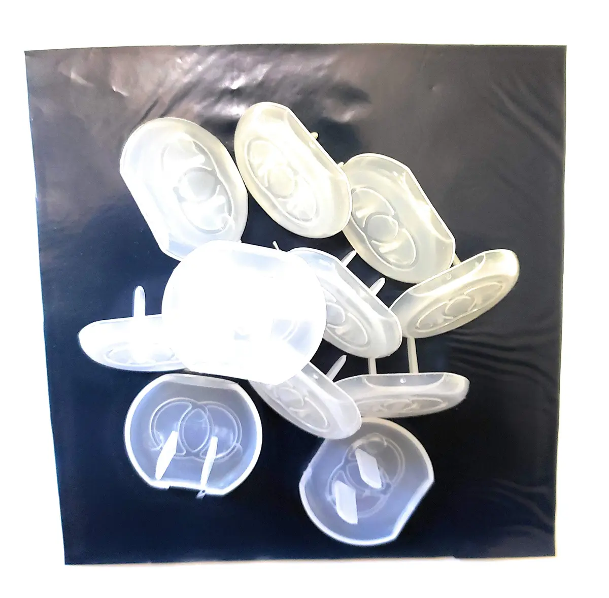 Angel of Mine Outlet Plugs 12 Pack | Clear Plastic Safety Covers - view 4