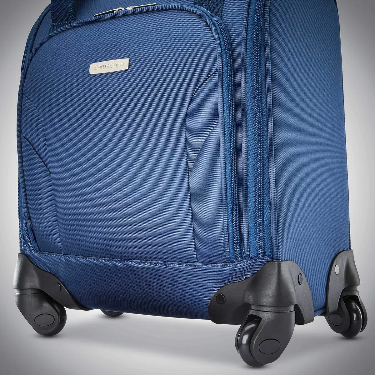 Samsonite Underseat Carry-On Spinner with USB Port | Compact 36L, Ocean Blue, 4 Spinner Wheels - view 9