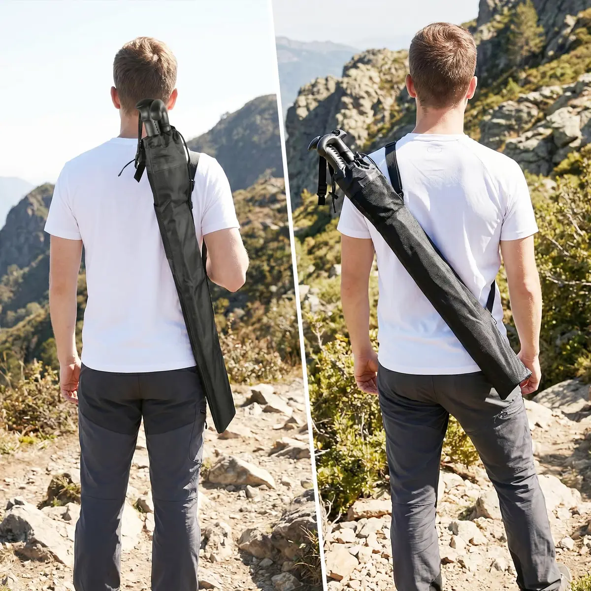 Cosmos Trekking Poles Carry Bag 28x5 inches | Water-Resistant Storage for Hiking Poles - view 7
