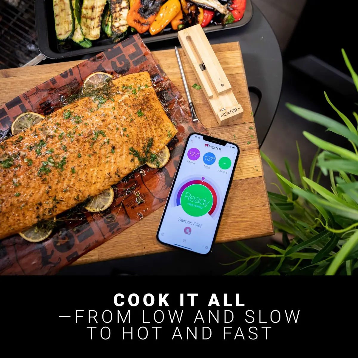 MEATER Plus Smart Meat Thermometer, Honey, Bluetooth, 165ft Range | Accurate Wireless Cooking Probe - view 5