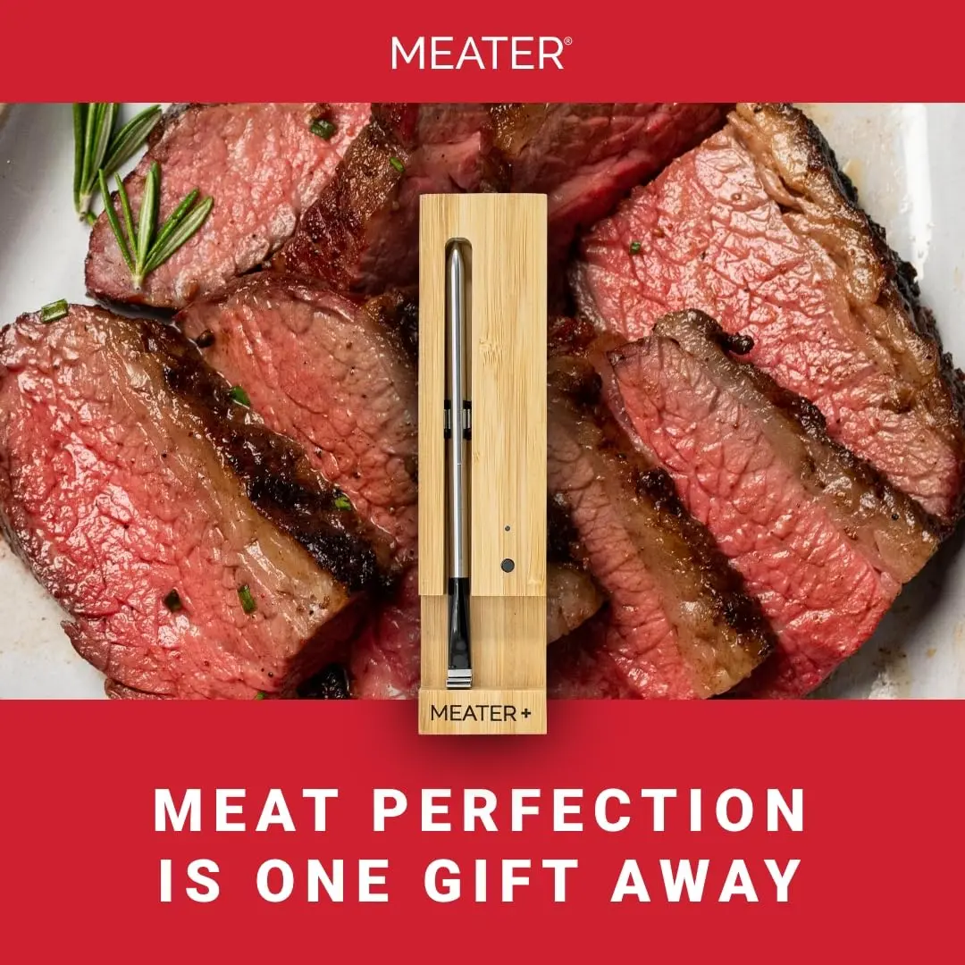 MEATER Plus Smart Meat Thermometer, Honey, Bluetooth, 165ft Range | Accurate Wireless Cooking Probe - view 9