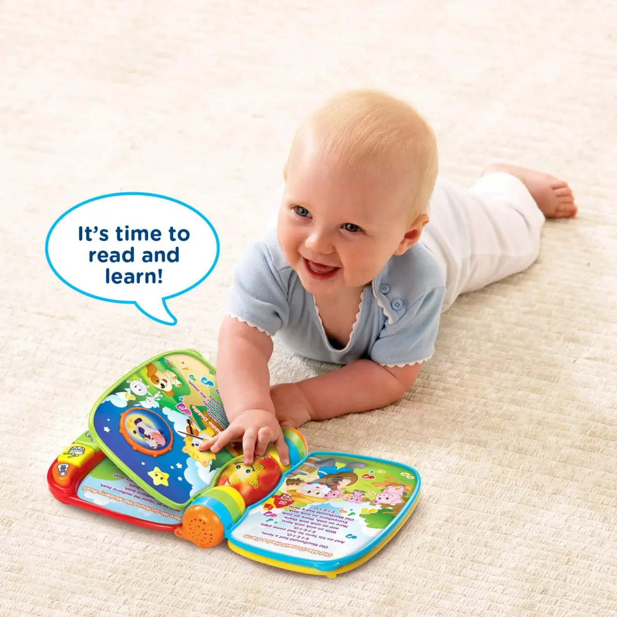 VTech Musical Rhymes Book, Red | Interactive Electronic Learning Toy for Babies 6-36 Months - view 5