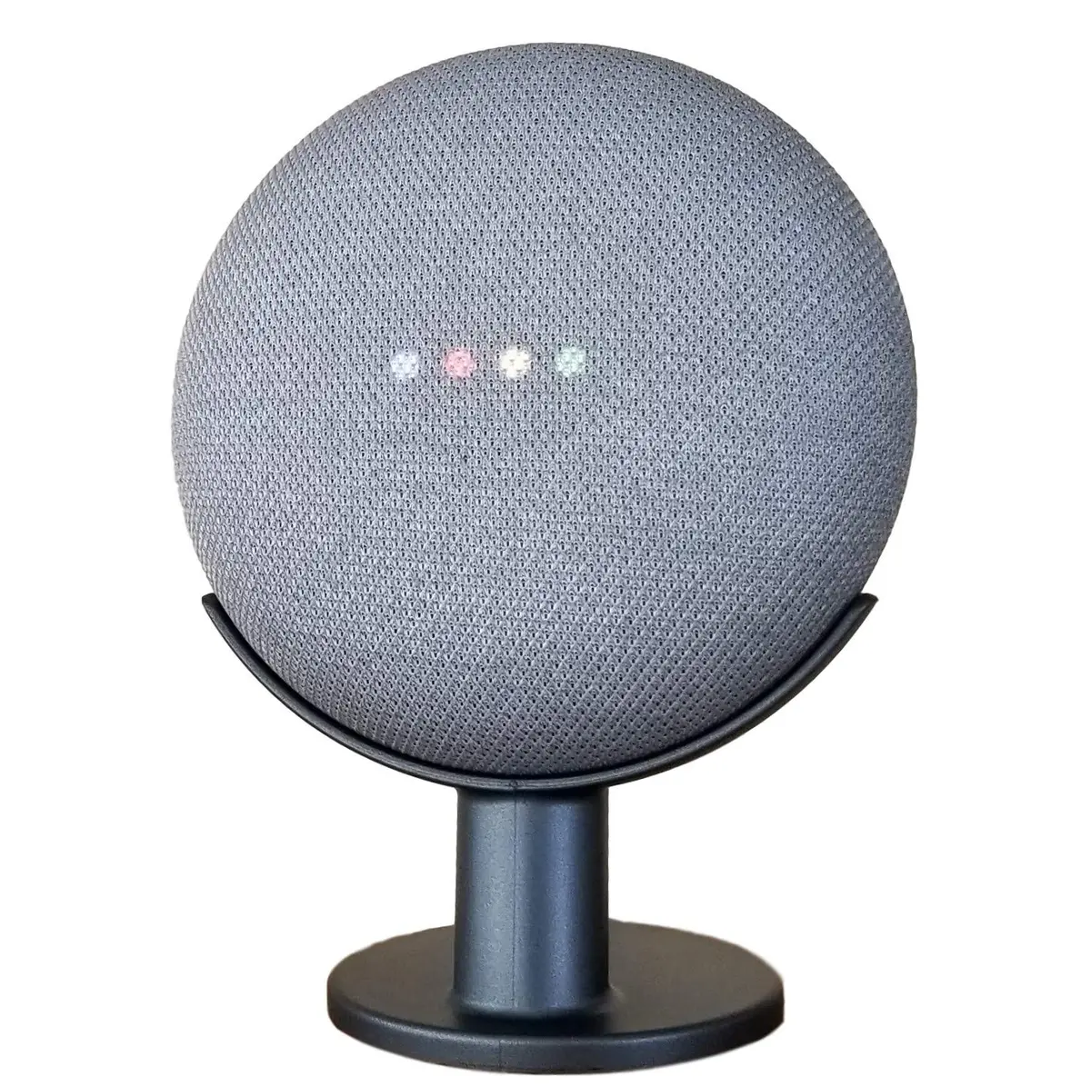 Mount Genie Pedestal Stand for Google Nest Mini & Home Mini | Charcoal | Supports 1 unit - main product image