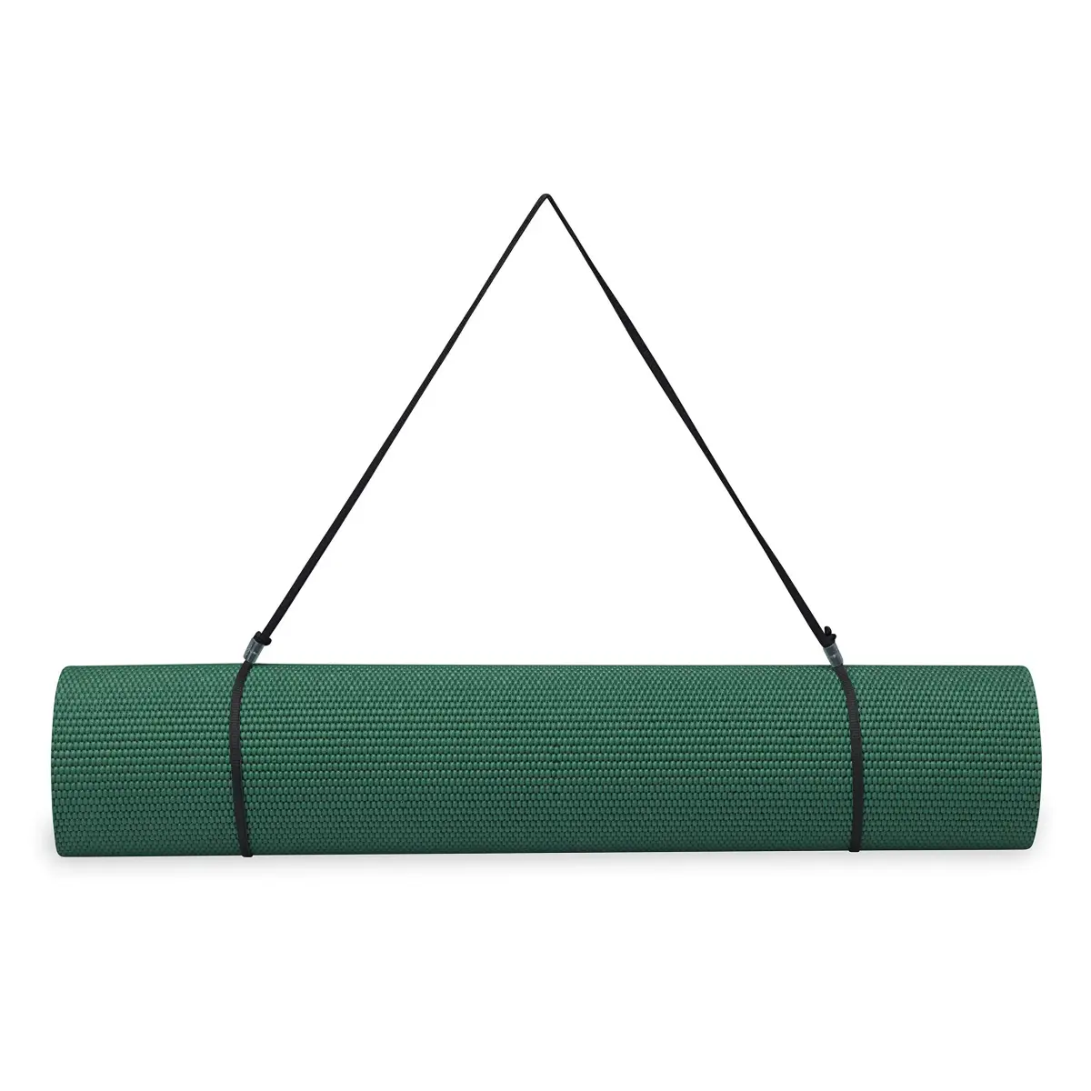 Gaiam Essentials Yoga Mat 6mm (24"x72") with Carrying Sling | Non-Slip Green Exercise Mat - view 6