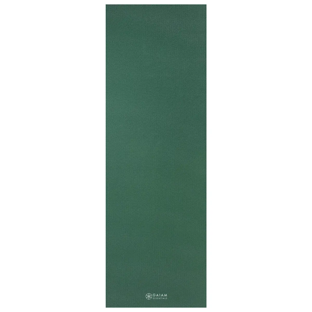 Gaiam Essentials Yoga Mat 6mm (24"x72") with Carrying Sling | Non-Slip Green Exercise Mat - view 9