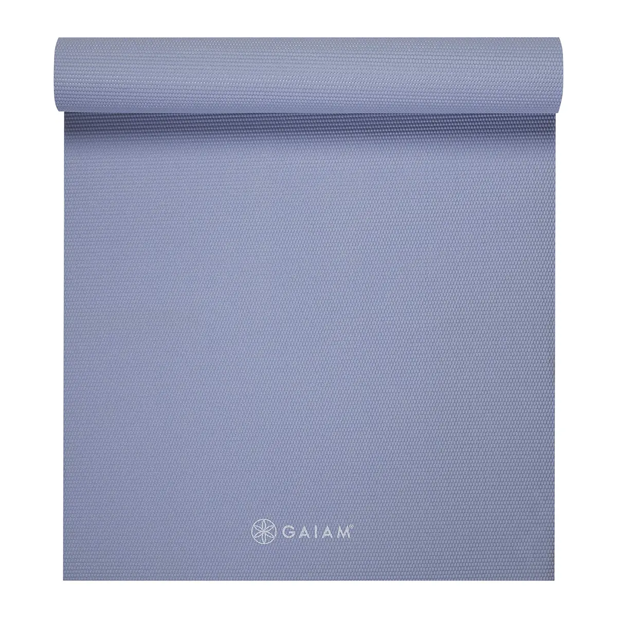 Gaiam Premium Yoga Mat, 5mm Thick Non-Slip Exercise Mat (Chambray) | Supportive & Lightweight - view 2