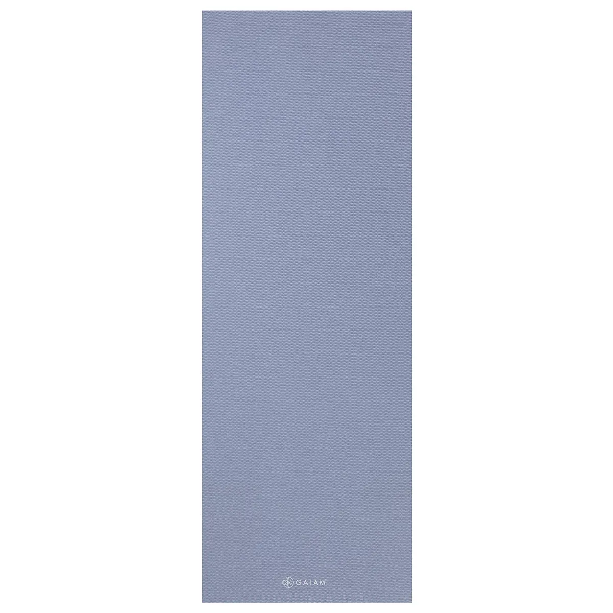 Gaiam Premium Yoga Mat, 5mm Thick Non-Slip Exercise Mat (Chambray) | Supportive & Lightweight - view 3