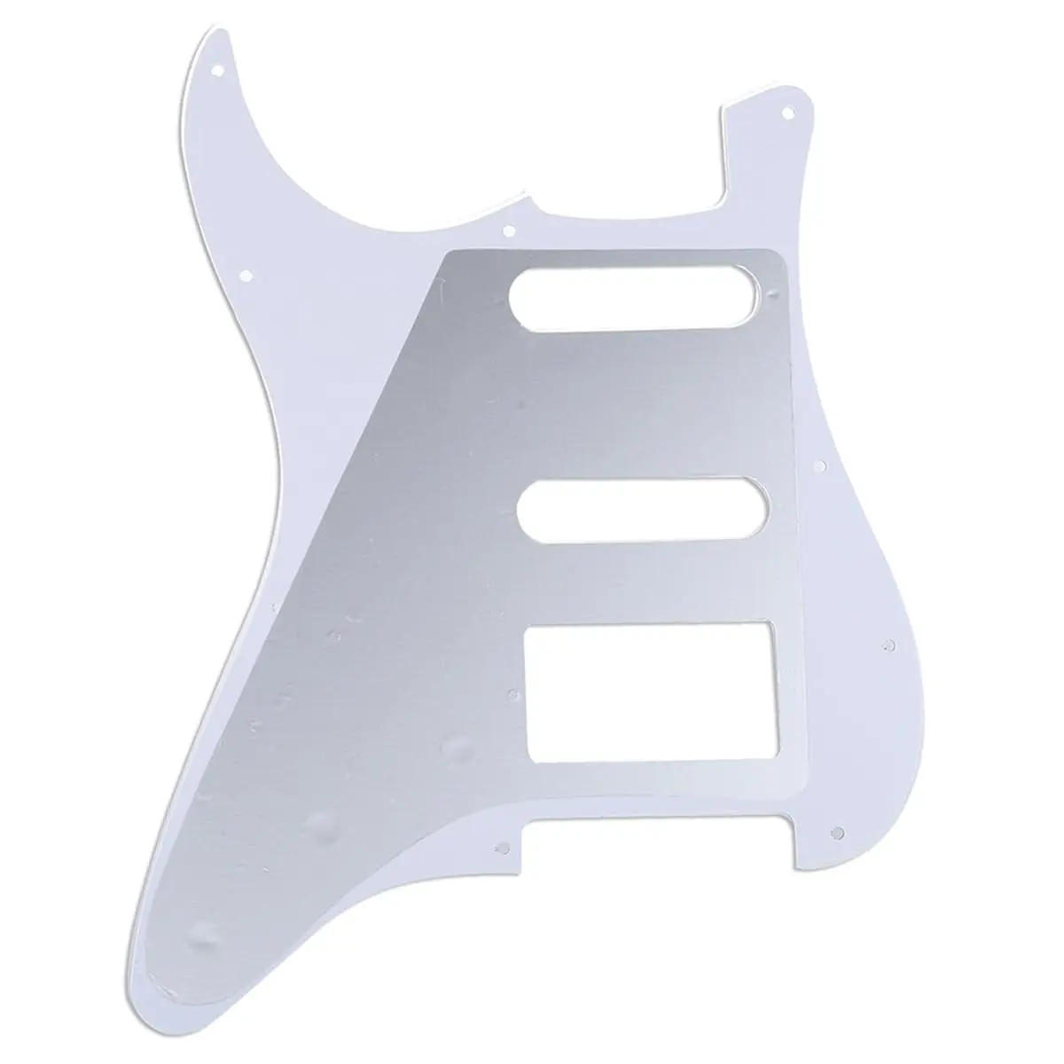 Musiclily Pro 11-Hole HSS Modern ST Guitar Pickguard 3Ply White | Fits American Stratocaster Guitars — 4Ply Tortoise Shell - view 3