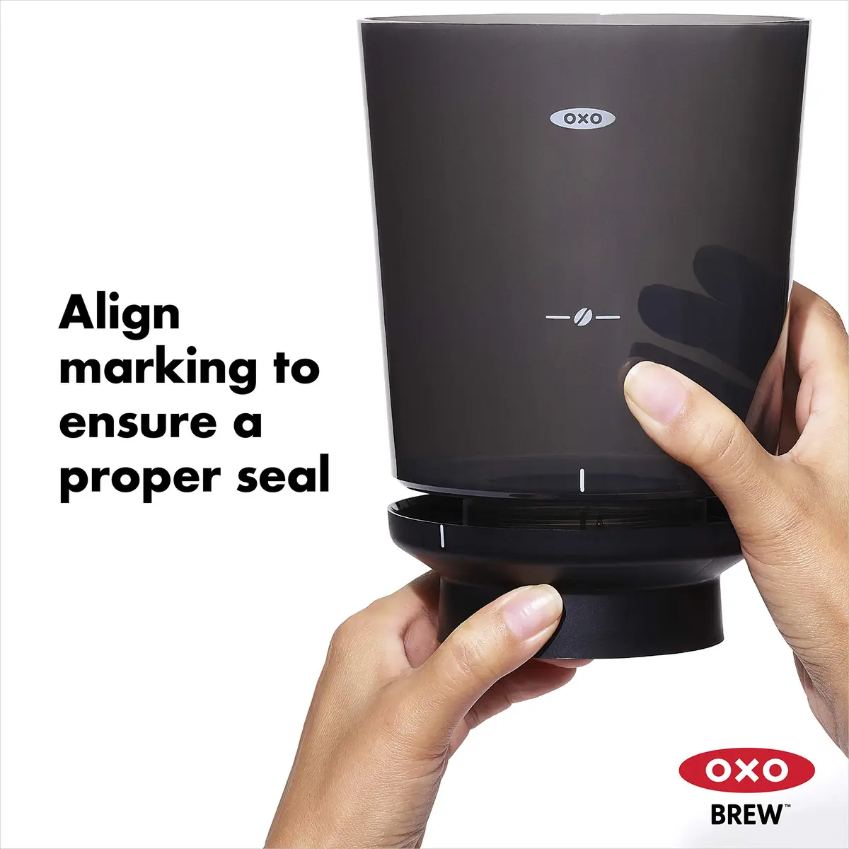 OXO Brew Compact Cold Brew Coffee Maker 24 oz | Small Space Solution for Cold Brew - view 6