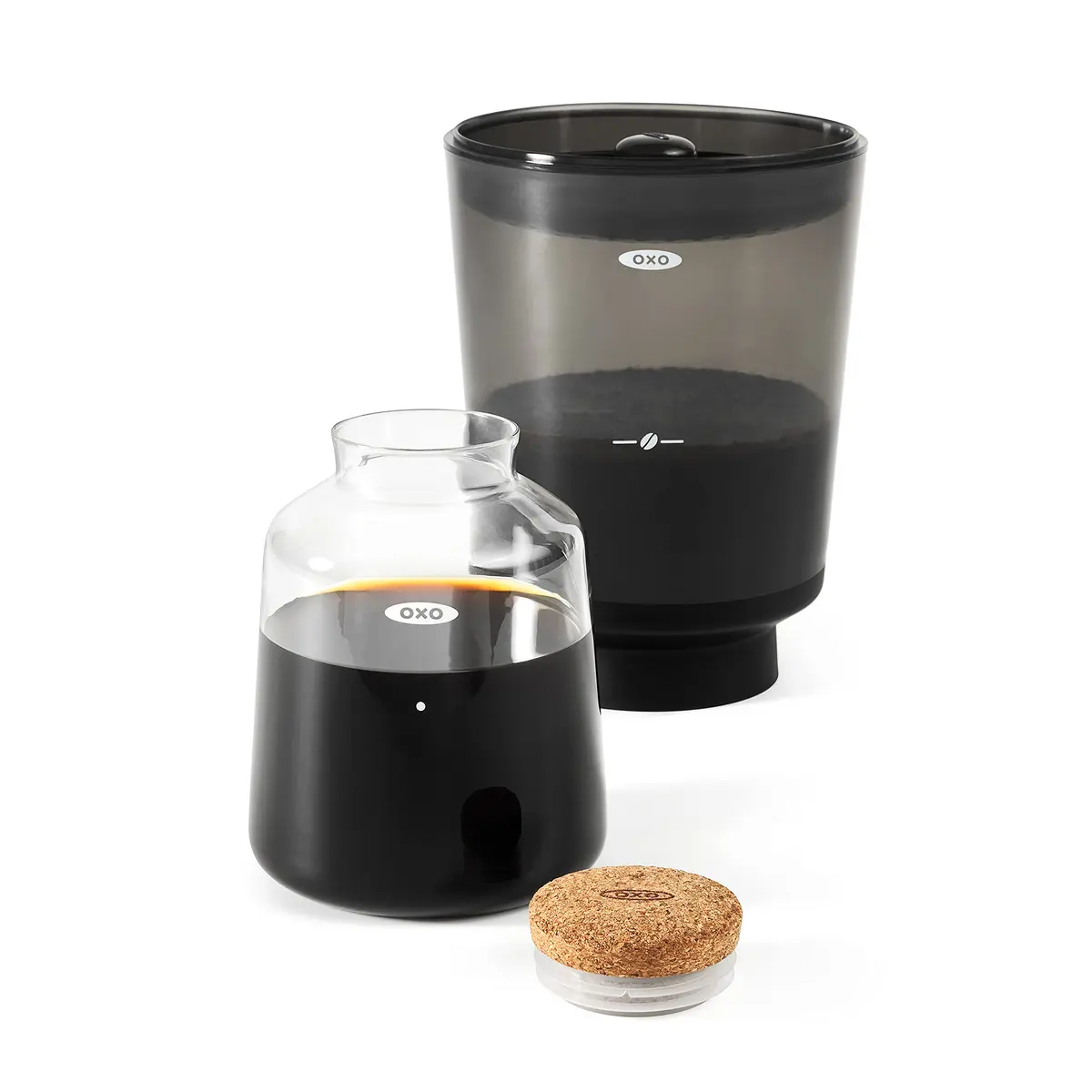OXO Brew Compact Cold Brew Coffee Maker 24 oz | Small Space Solution for Cold Brew - main product image