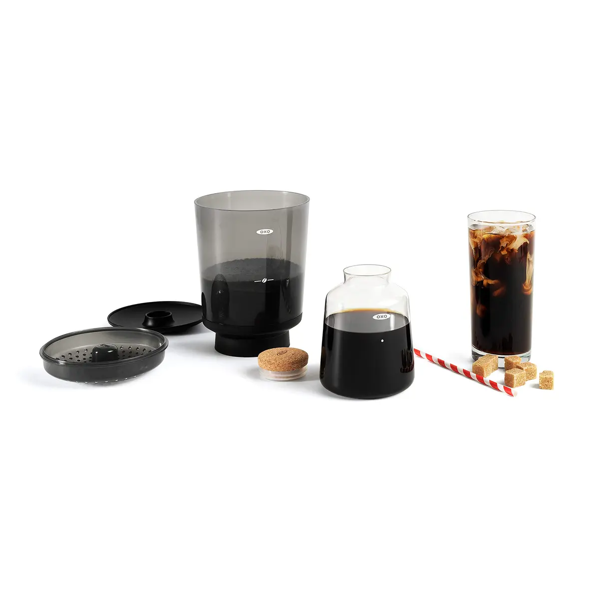 OXO Brew Compact Cold Brew Coffee Maker 24 oz | Small Space Solution for Cold Brew - view 9