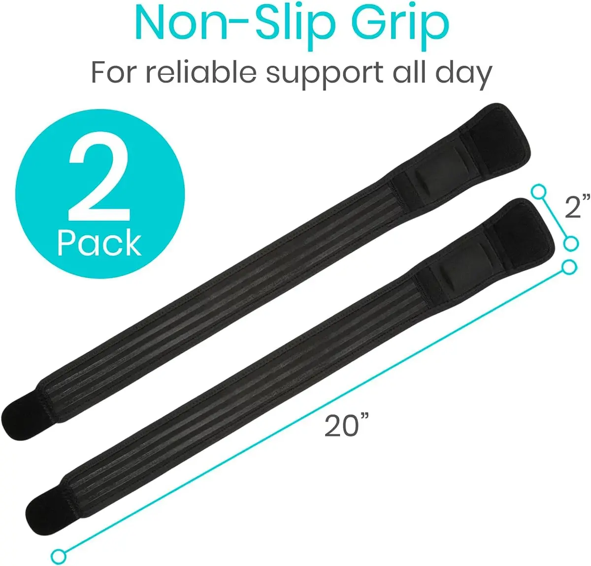 Vive IT Band Strap Brace 2 Pack | Targeted Compression for ITBS & Knee Pain Relief - view 5