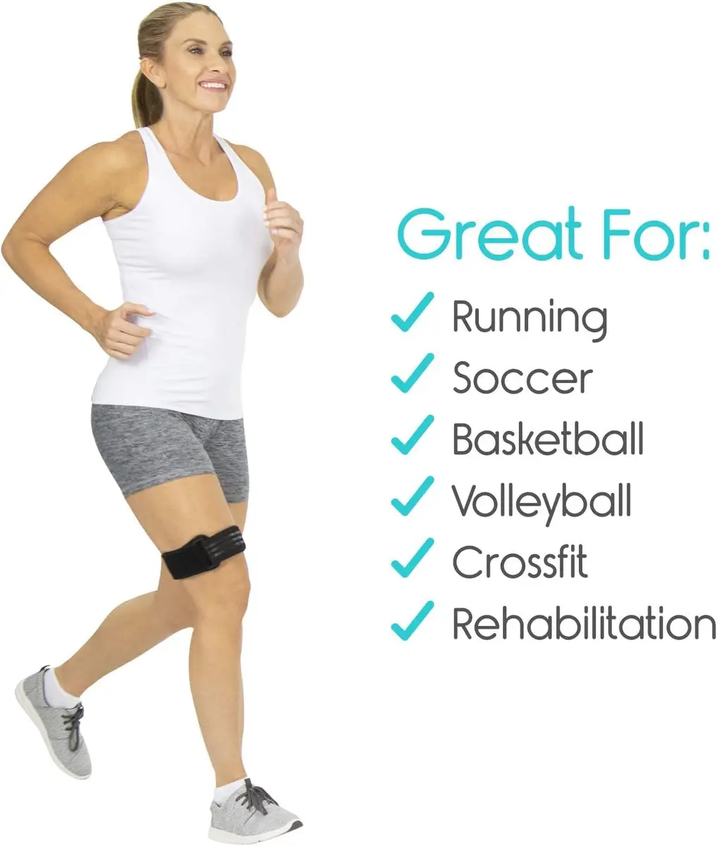 Vive IT Band Strap Brace 2 Pack | Targeted Compression for ITBS & Knee Pain Relief - view 3