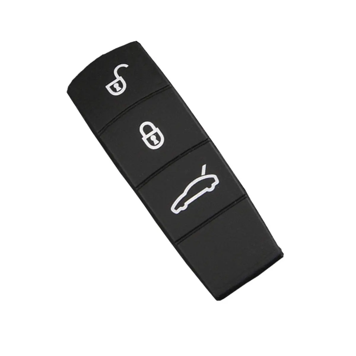 Jaronx Soft Rubber Key Button Cover for Porsche Panamera | Black - main product image