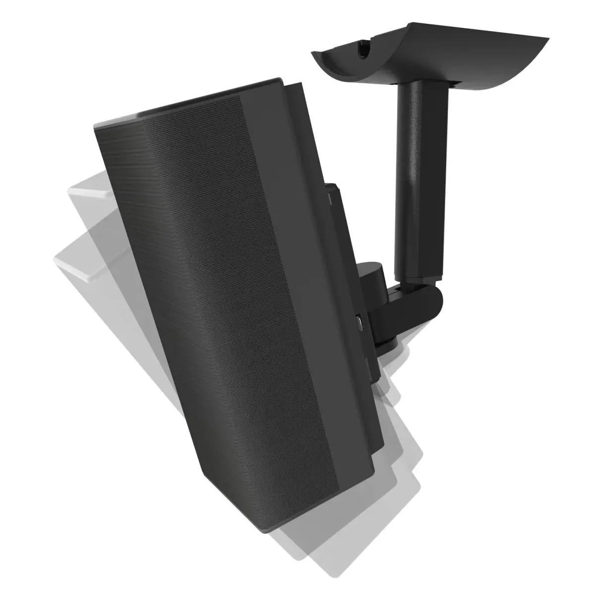 Dinghosen Black Wall Mount Bracket for Bose UB-20 Speakers | 0.29 kg (0.64 lb) Metal Mount - view 8