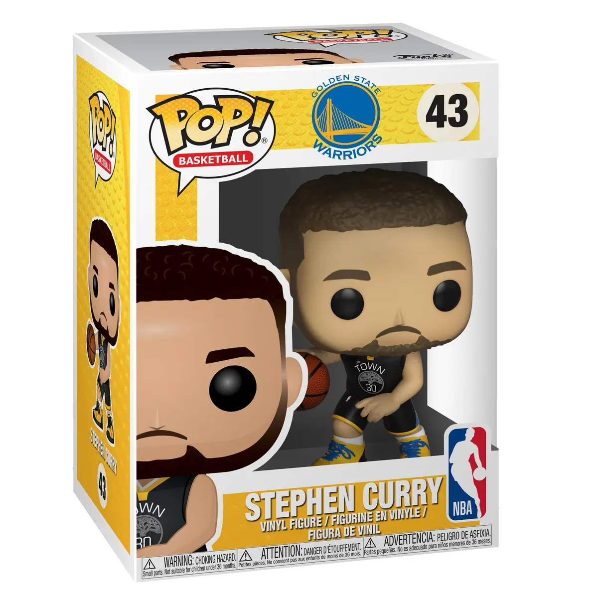 Funko POP! NBA: Stephen Curry | 3.75-inch Vinyl Figurine for NBA Fans & Collectors - main product image