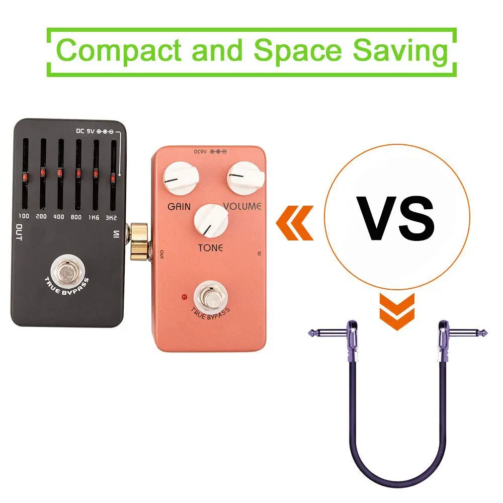 OTraki Z Type Guitar Pedal Connector 4 Pack Gold | Space-Saving Copper Pedal Coupler - view 2