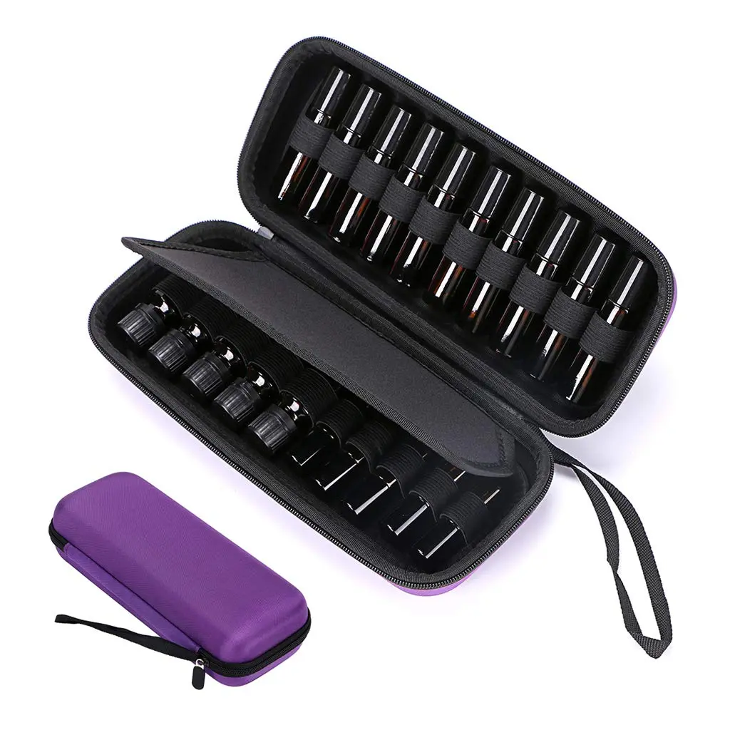 Hipiwe EVA Essential Oils Carrying Case Organizer for 20Pcs Rollers Bottles | Water-Resistant, Lightweight & Travel-Friendly - main product image