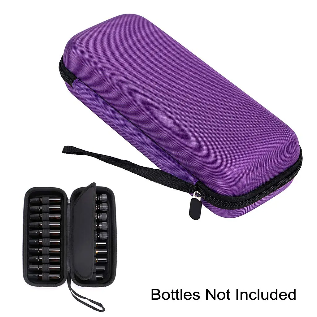 Hipiwe EVA Essential Oils Carrying Case Organizer for 20Pcs Rollers Bottles | Water-Resistant, Lightweight & Travel-Friendly - view 2