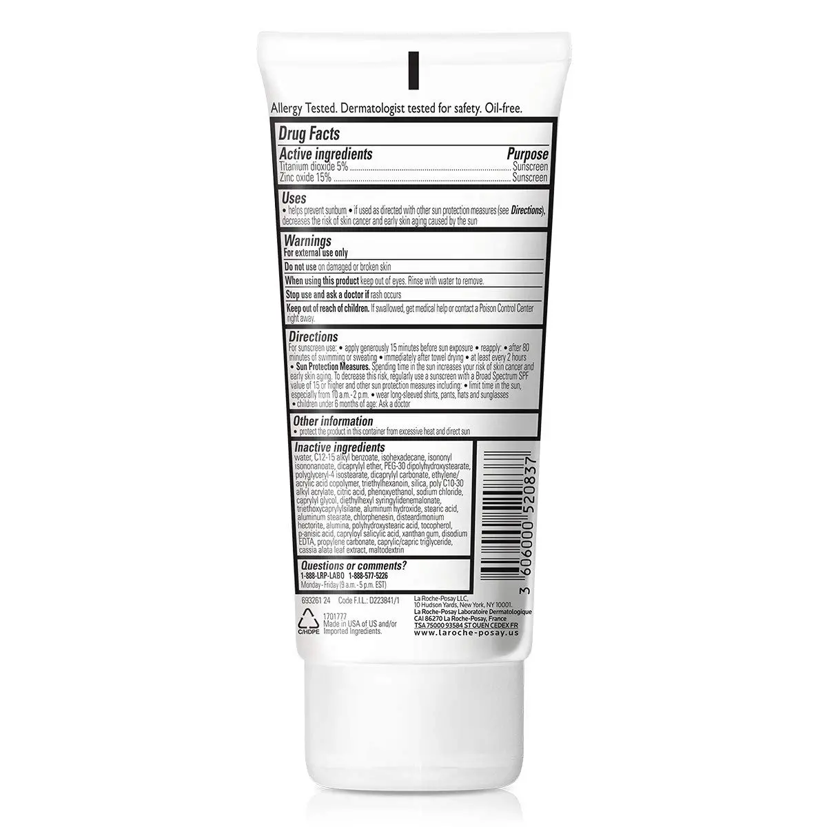 La Roche-Posay Anthelios Mineral Sunscreen SPF 50 Gentle Lotion 75ml (2.5 Fl Oz) | Broad Spectrum UVA/UVB Protection - view 2