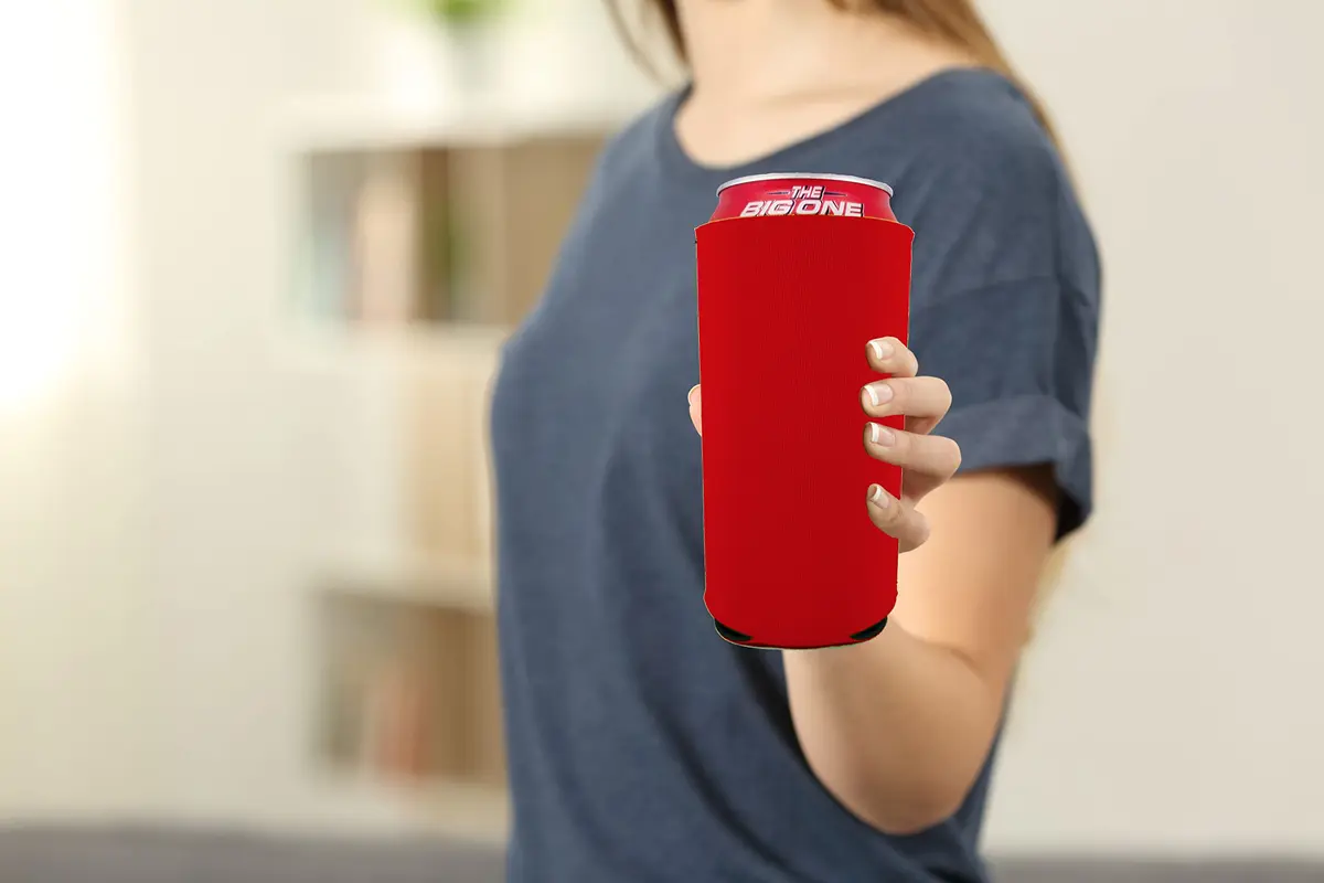Coolie Junction Neoprene 24 oz. Can Coolie | Collapsible, Keeps Drinks Cold & Hands Dry - view 6
