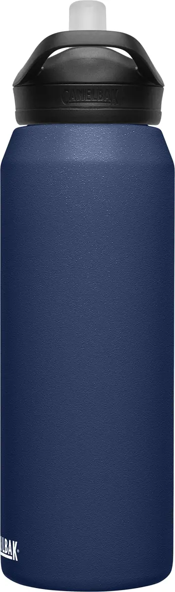 CamelBak Eddy+ Stainless Steel Water Bottle 32oz (950ml) | Vacuum Insulated, Leak-Resistant Lid, Navy - view 2