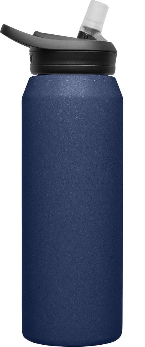 CamelBak Eddy+ Stainless Steel Water Bottle 32oz (950ml) | Vacuum Insulated, Leak-Resistant Lid, Navy - view 3