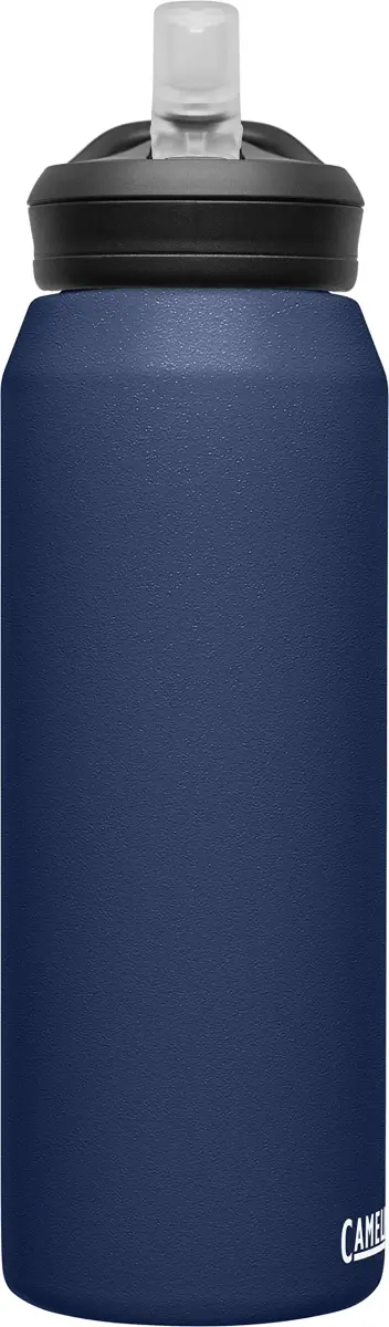 CamelBak Eddy+ Stainless Steel Water Bottle 32oz (950ml) | Vacuum Insulated, Leak-Resistant Lid, Navy - view 4