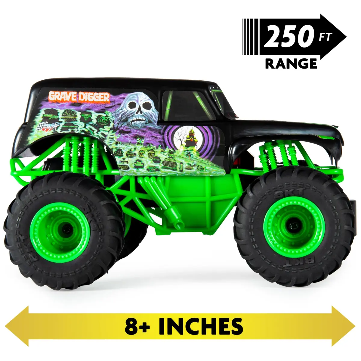 Monster Jam Official Grave Digger RC Monster Truck 1:24 Scale | 2.4 GHz Remote Control for Ages 4+ - view 5