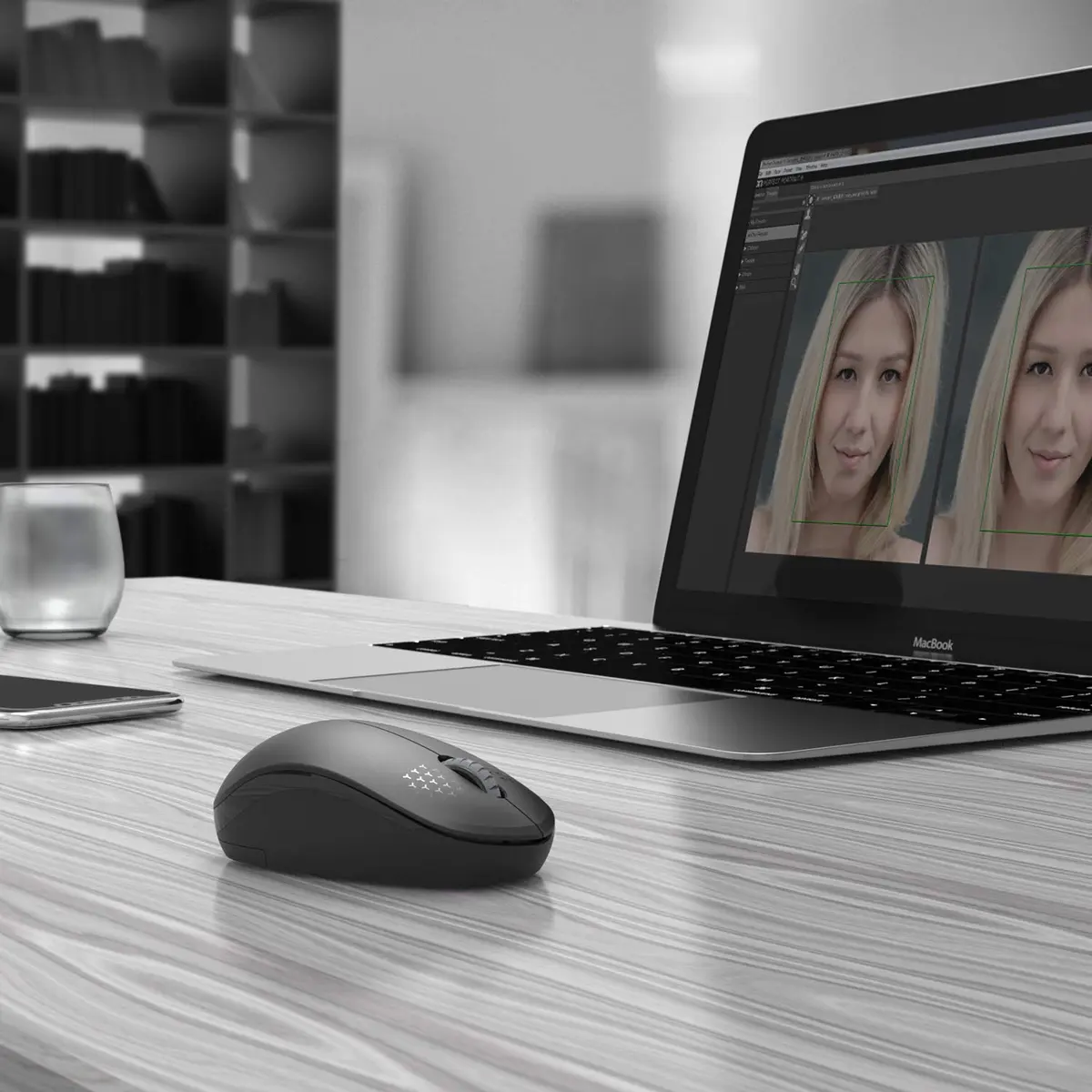 seenda Black 2.4G Wireless Optical Mouse | Noiseless Clicks & Portable Design - view 8