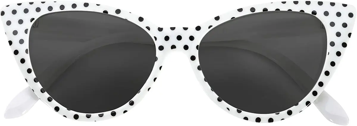OWL Women's Cat Eye Sunglasses 1950s Style UV400 Polarized Smoke Lens | Vintage Fashion Accessory - main product image