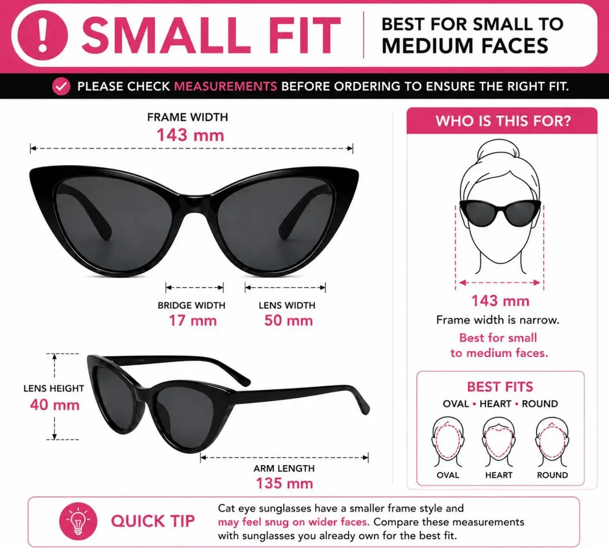 OWL Women's Cat Eye Sunglasses 1950s Style UV400 Polarized Smoke Lens | Vintage Fashion Accessory - view 2