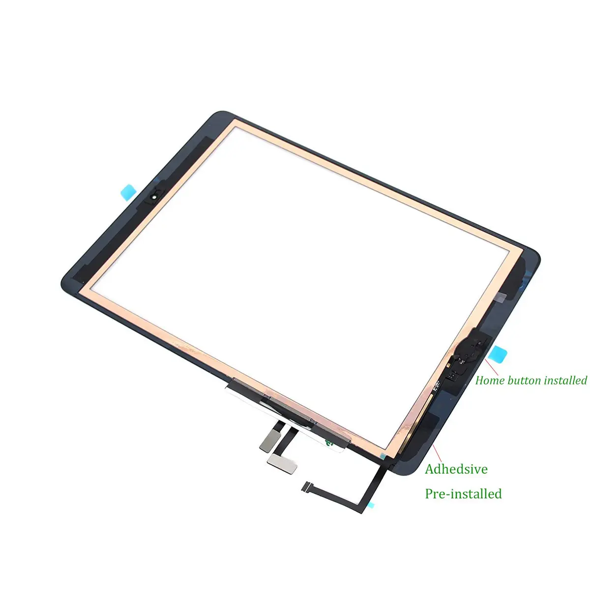 T Phael Black Digitizer Repair Kit for iPad 5 A1474 A1475 A1476 | Touch Screen Replacement Assembly with Tools - view 2