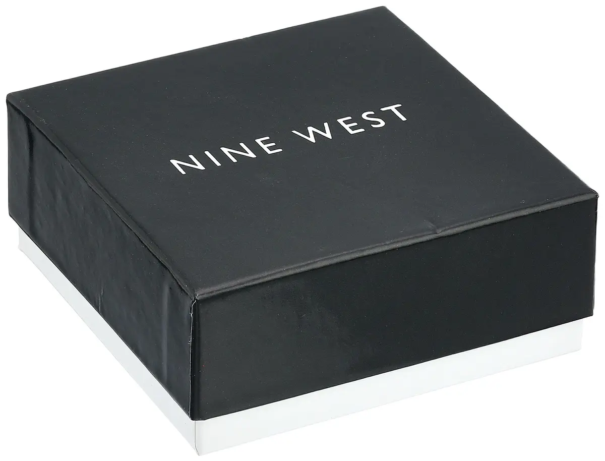 Nine West Women's Necklace and Earring Set — Silver Tone Jewelry with Blue & Crystal Accents, 17-inch Adjustable Chain - view 5