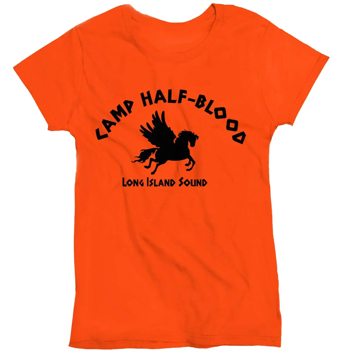 Southern Sisters Plus Size 4X Camp Half Blood Halloween T Shirt Movie Percy Jackson for Him or Her Fans (XXXX-Large) Orange - main product image