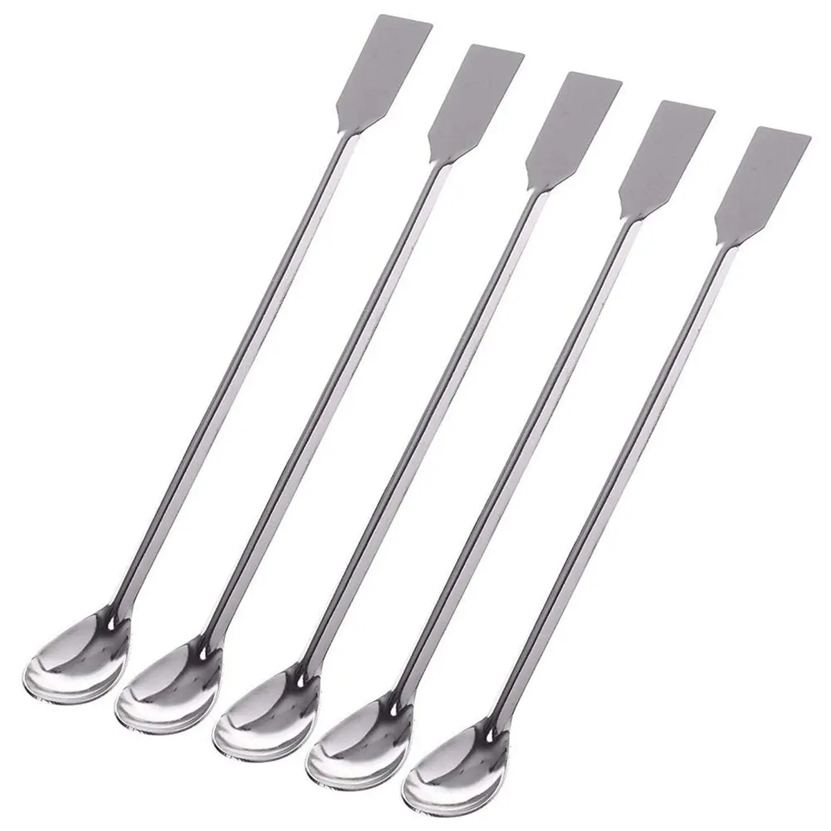 Art Secret 15 Pack Stainless Steel Micro Scoops 22cm Lab Sampling Spoons | Durable, Corrosion-Resistant Lab Utensils - view 6