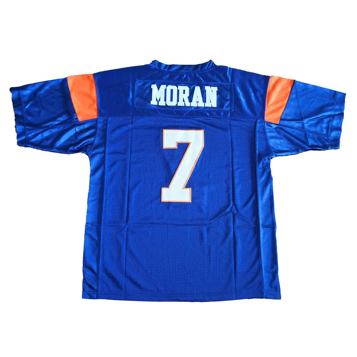 JKNAKN Blue Mountain State 7 Alex Moran Rugby Sports Shirt Blue | Breathable, Quick Drying Polyester Mesh, US Standard Size - view 3