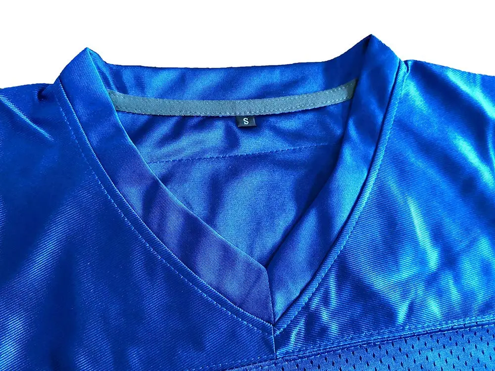 JKNAKN Blue Mountain State 7 Alex Moran Rugby Sports Shirt Blue | Breathable, Quick Drying Polyester Mesh, US Standard Size - view 4