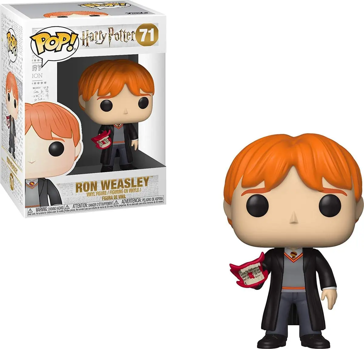 Funko Pop! Harry Potter Ron with Howler | 3.75-inch Vinyl Collectible - main product image